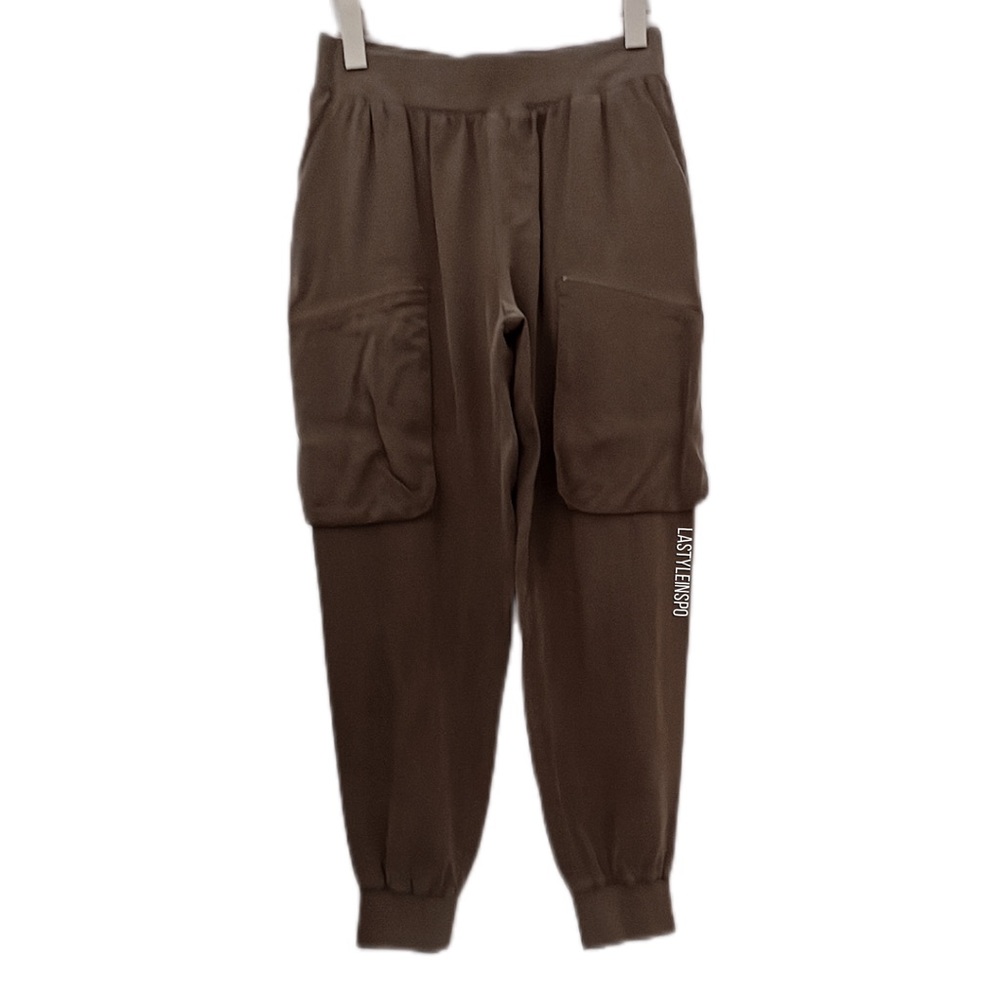 ATM Women’s Joggers Pant Cargo Camo Green Size Small